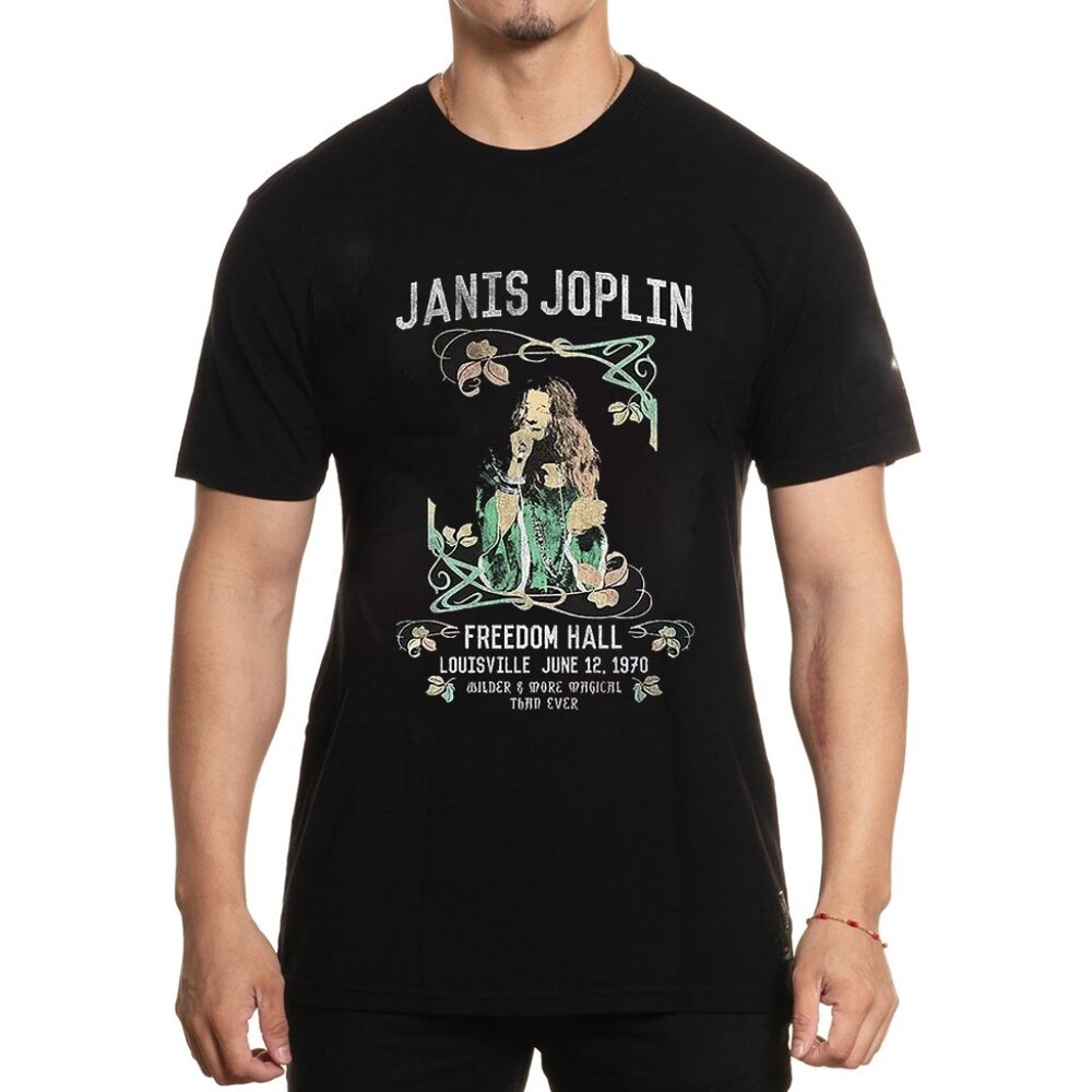 Janis Joplin Poster Tee T-shirt Tee Unisex